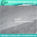 Pañal Topsheet Material Tow Layer Laminado en relieve Hydrofilic Nonwoven